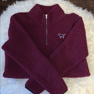 PINK Sherpa Pull-Over!